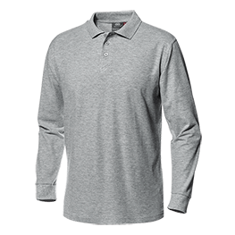 Long-Sleeved Polo Shirt