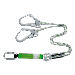 Forked Rope Lanyard With Energy Absorber